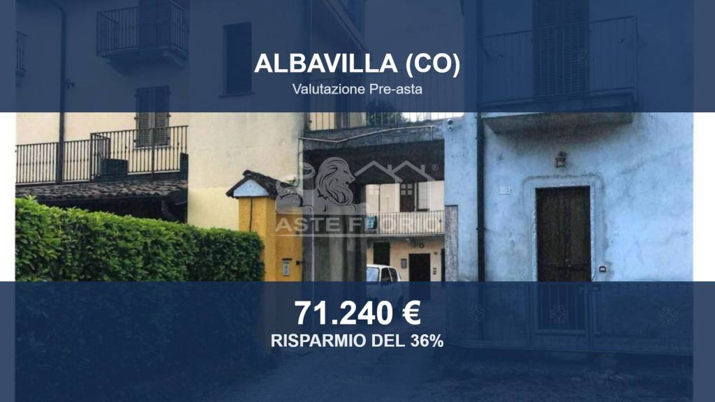 appartamento in vendita ad Albavilla in zona Saruggia