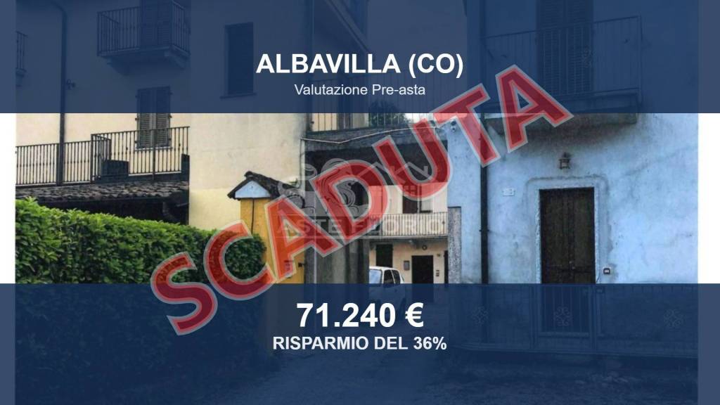 appartamento in vendita ad Albavilla in zona Saruggia