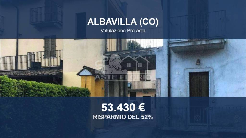 appartamento in vendita ad Albavilla in zona Saruggia