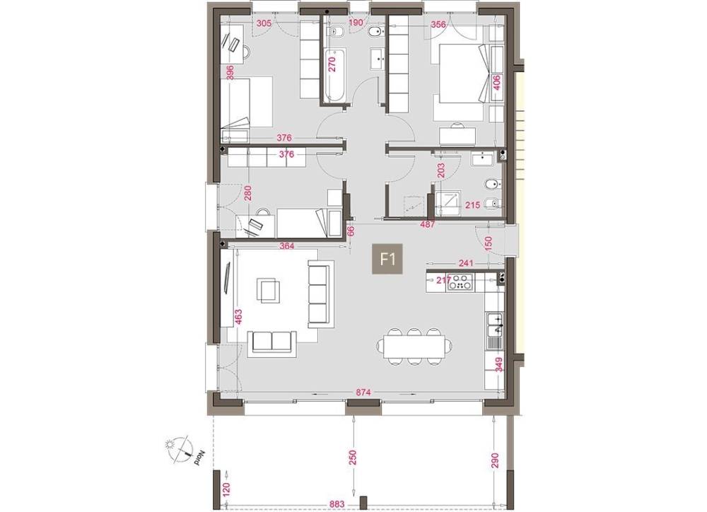 appartamento in vendita ad Anzano del Parco