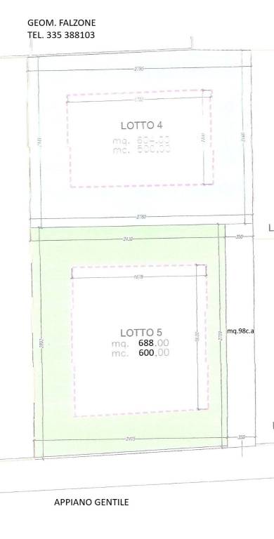 terreno edificabile in vendita ad Appiano Gentile