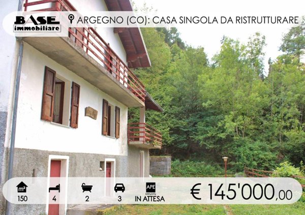 appartamento in vendita ad Argegno in zona Sant'Anna