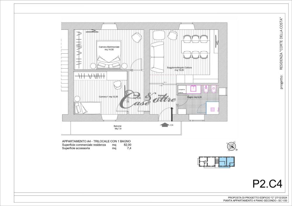 appartamento in vendita ad Arosio
