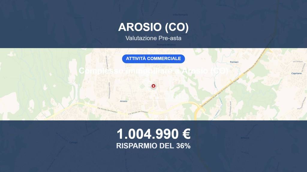 appartamento in vendita ad Arosio