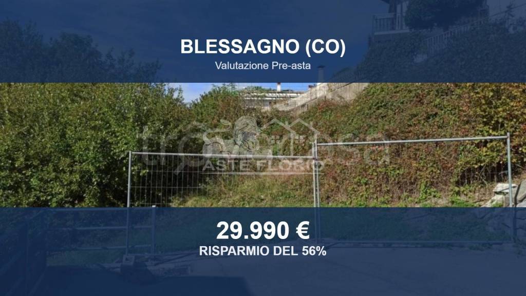 terreno in vendita a Blessagno in zona Lura