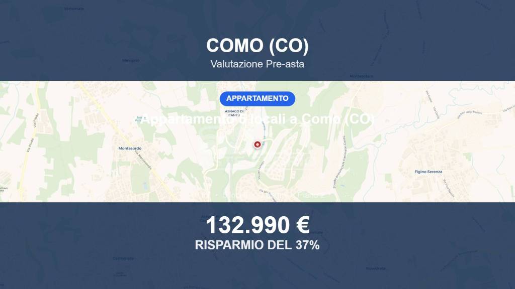 appartamento in vendita a Cantù in zona Cantù Asnago