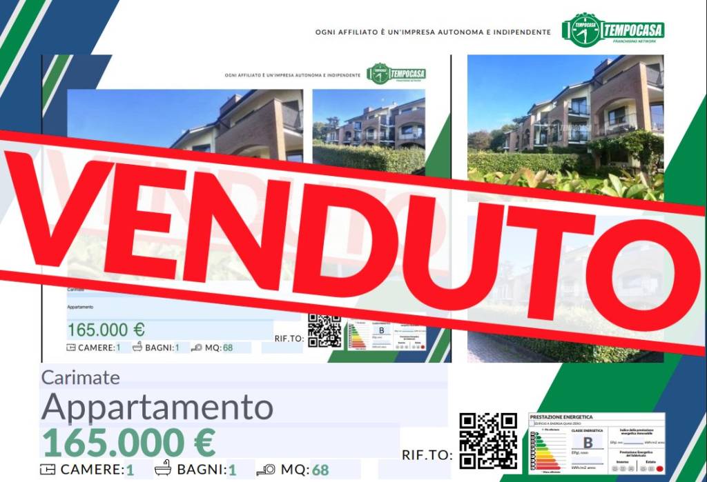 appartamento in vendita a Carimate