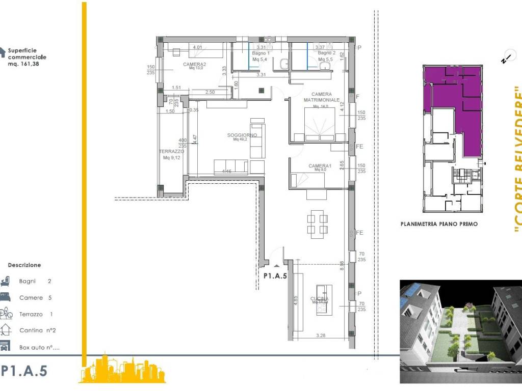 appartamento in vendita a Carimate
