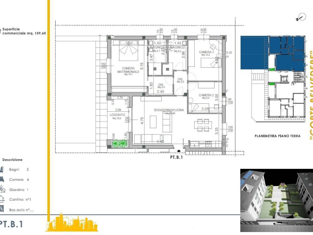 appartamento in vendita a Carimate