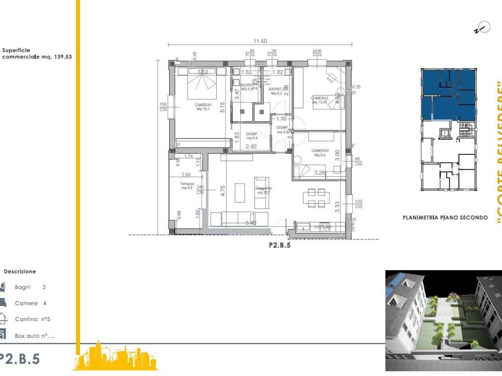 appartamento in vendita a Carimate