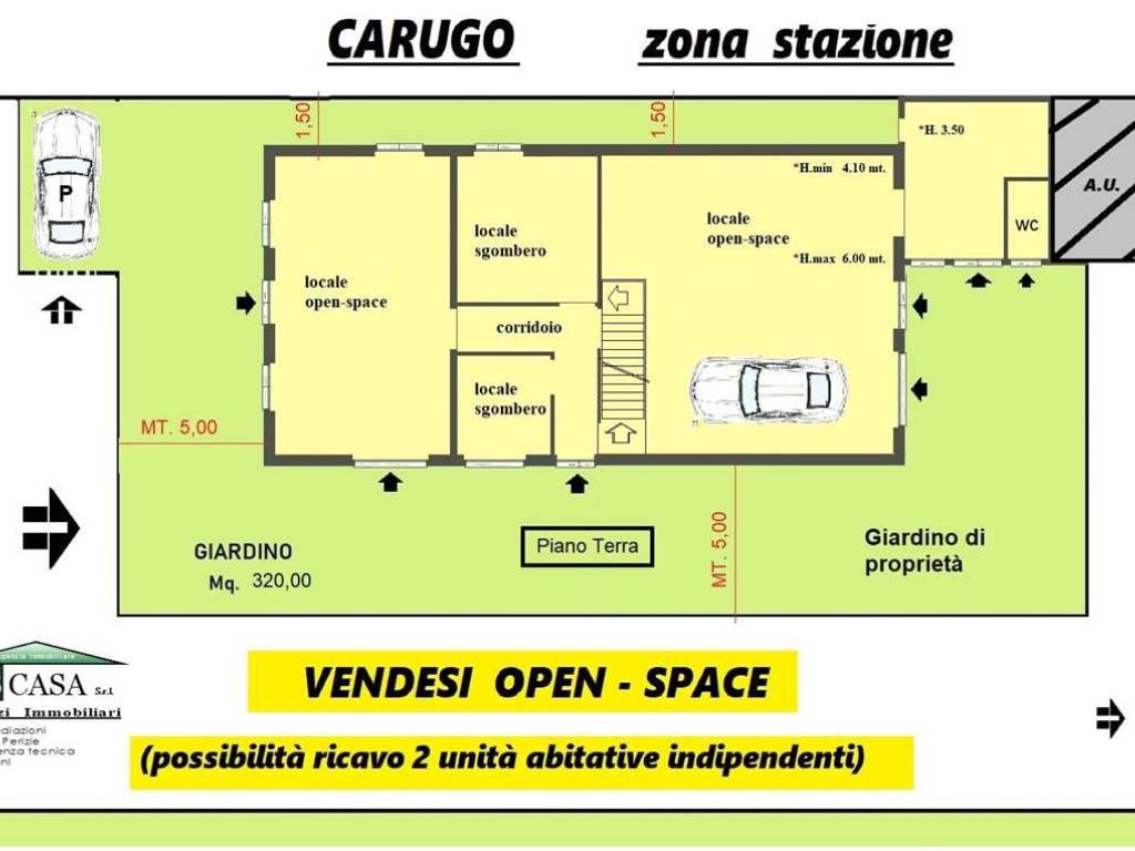 appartamento in vendita a Carugo
