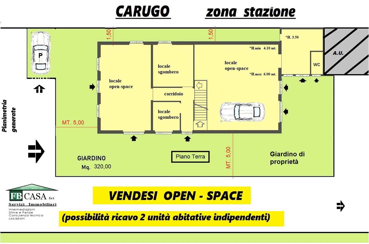 appartamento in vendita a Carugo