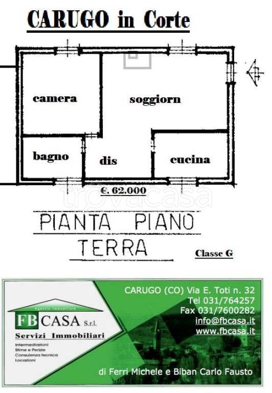 appartamento in vendita a Carugo