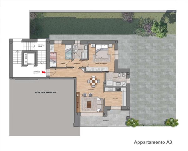 appartamento in vendita a Casnate con Bernate