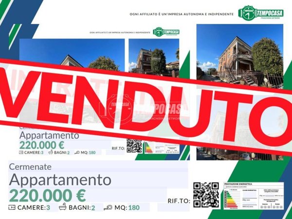appartamento in vendita a Cermenate