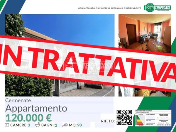 appartamento in vendita a Cermenate in zona Cascina Lavezzari