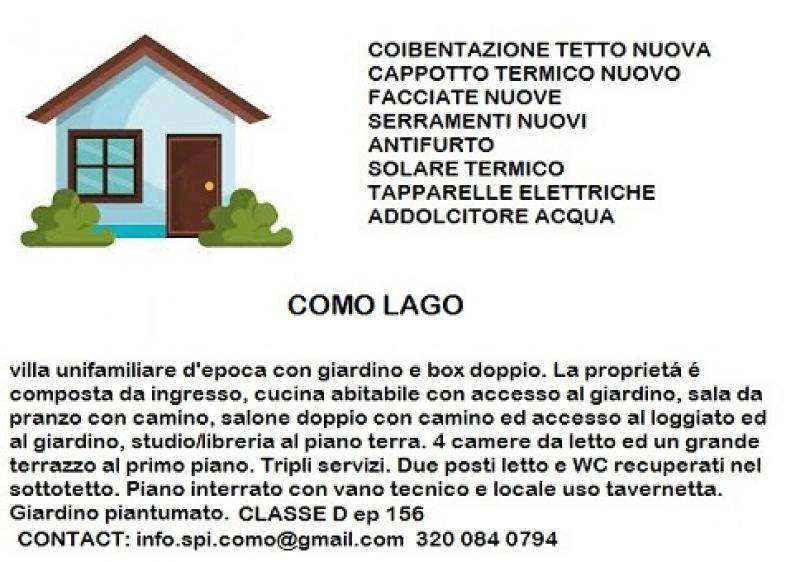 casa indipendente in vendita a Como in zona Villa Olmo