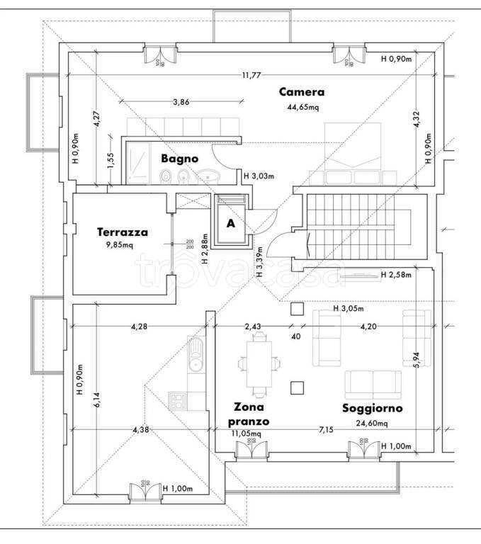 appartamento in vendita a Como in zona Ponte Chiasso