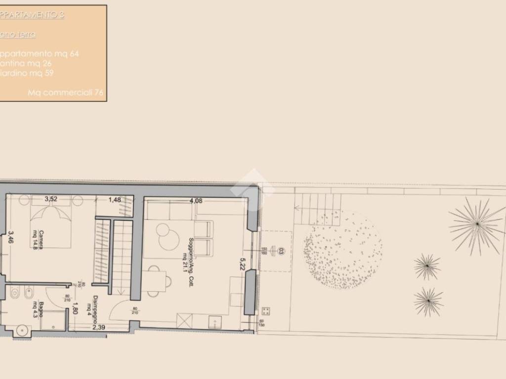 appartamento in vendita a Como in zona Monte Olimpino