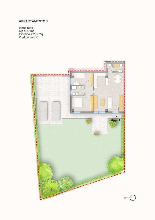 appartamento in vendita a Como in zona Albate