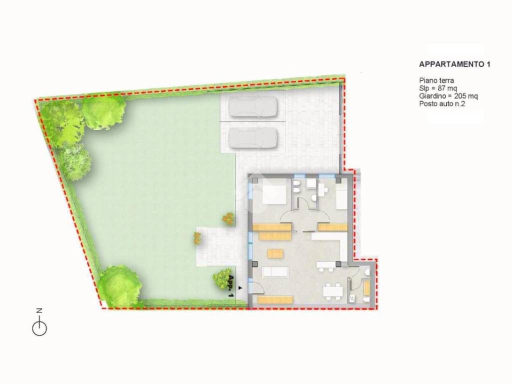 appartamento in vendita a Como in zona Albate