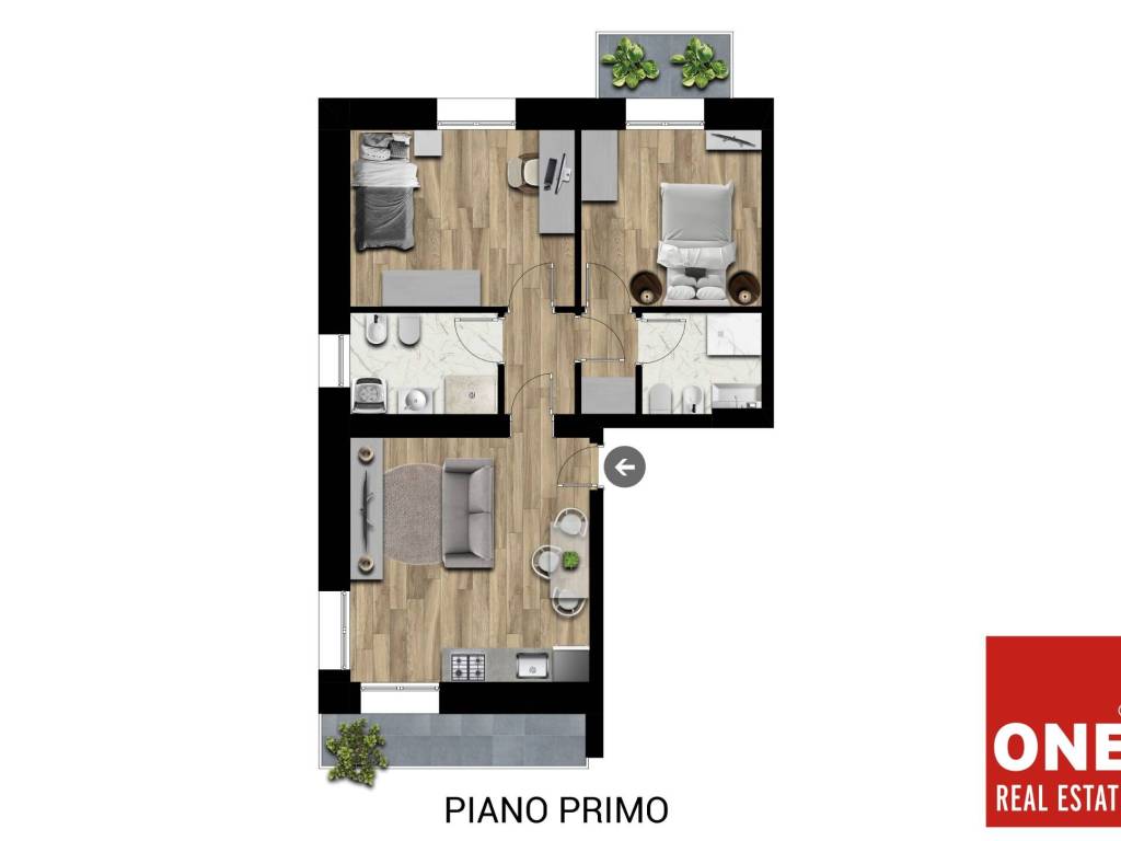 appartamento in vendita ad Erba