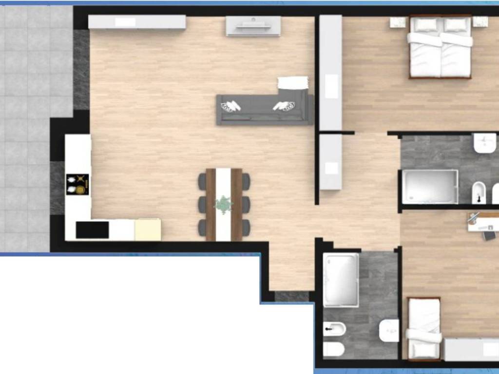 appartamento in vendita a Fino Mornasco