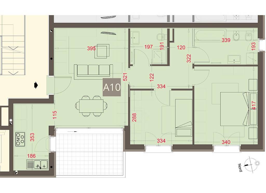 appartamento in vendita a Guanzate
