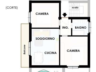 appartamento in vendita ad Inverigo in zona Cremnago