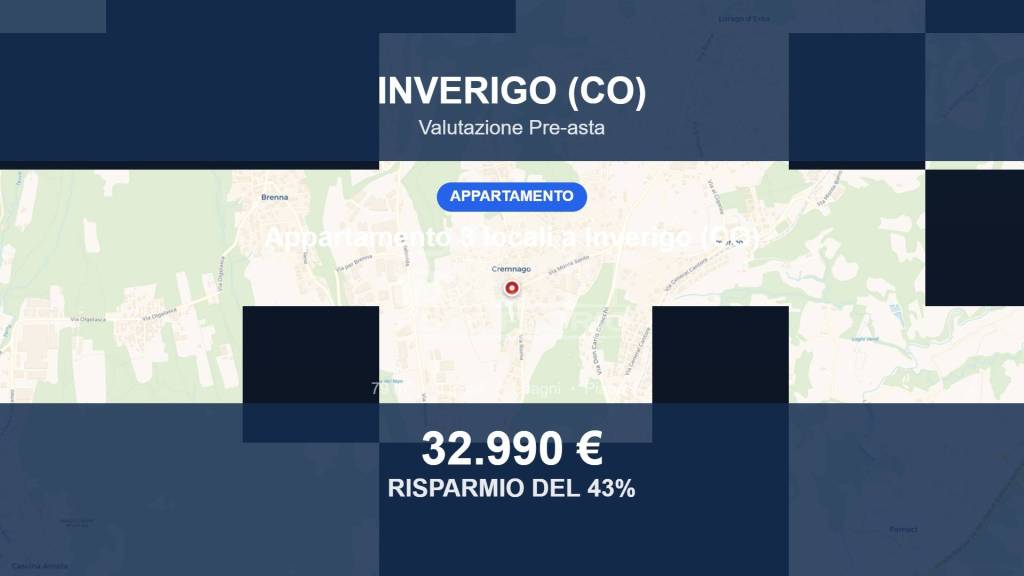 appartamento in vendita ad Inverigo in zona Cremnago