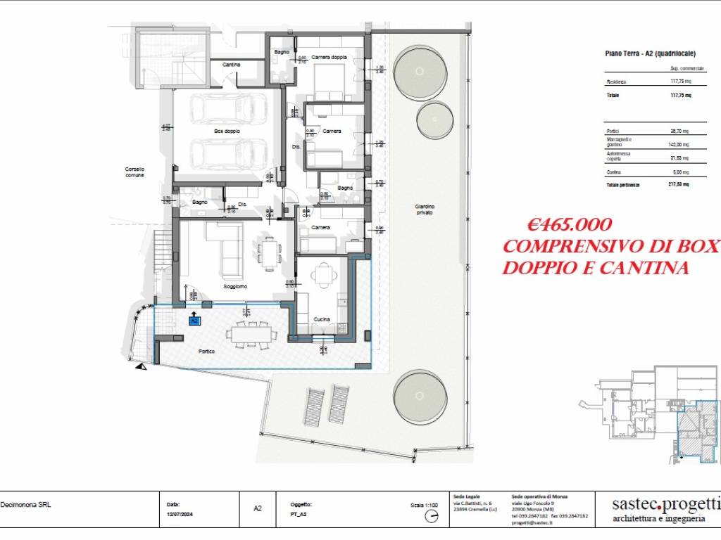 appartamento in vendita a Lipomo