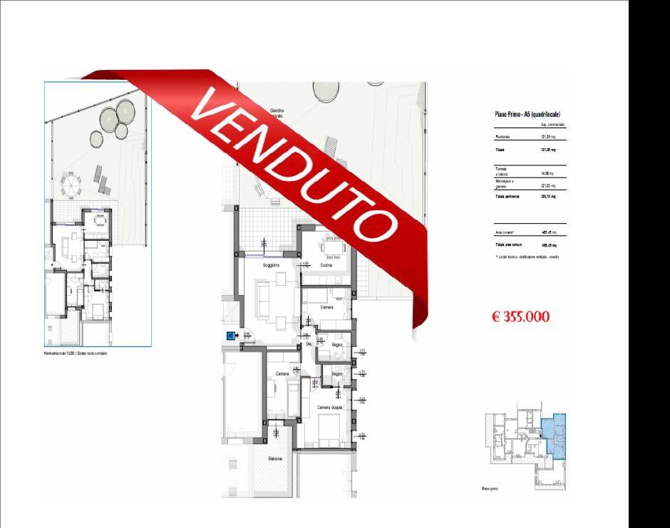 appartamento in vendita a Lipomo