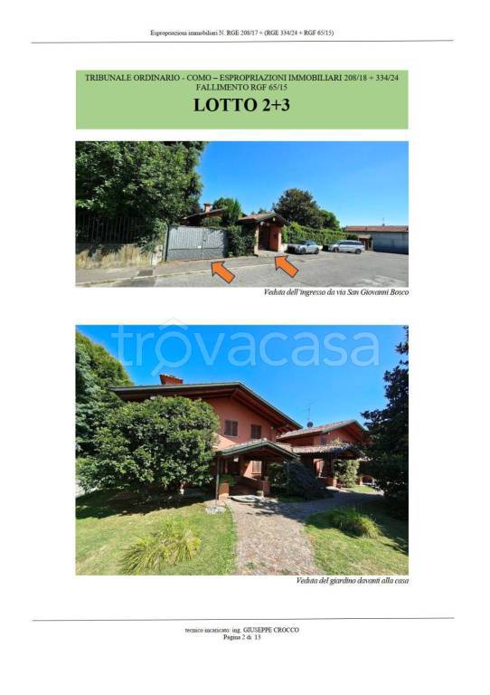 appartamento in vendita a Lipomo