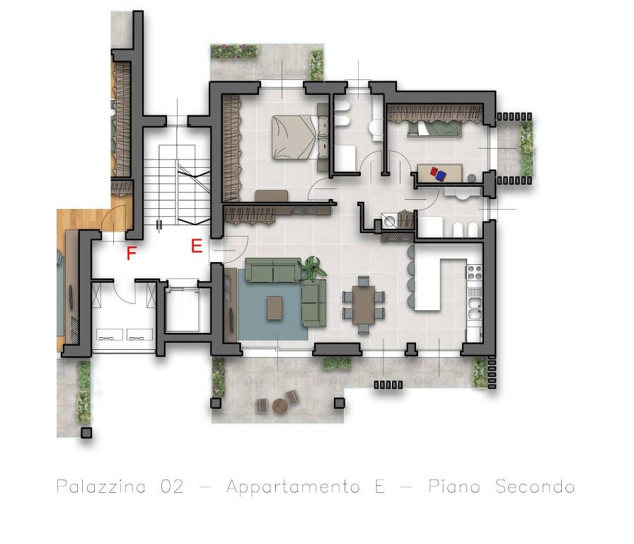 appartamento in vendita a Locate Varesino