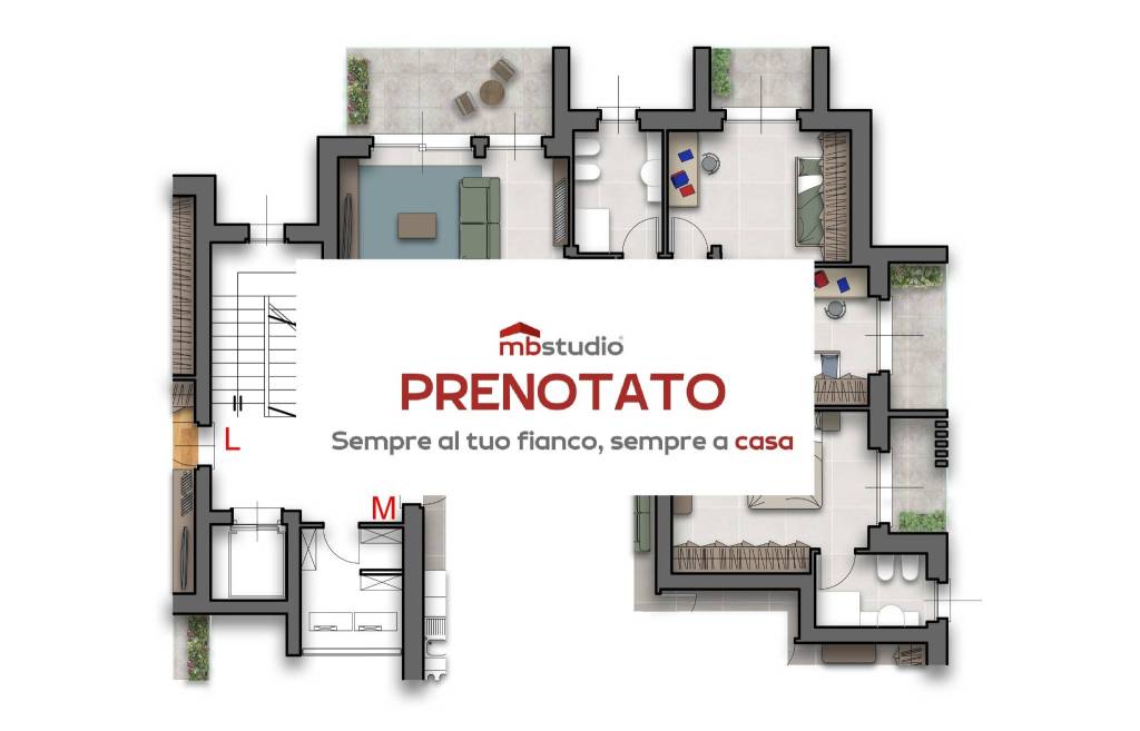 appartamento in vendita a Locate Varesino