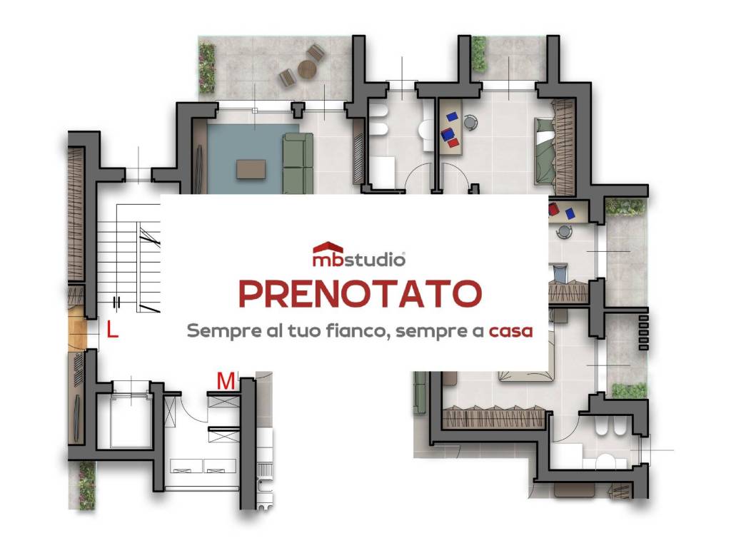 appartamento in vendita a Locate Varesino