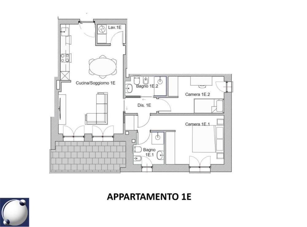 appartamento in vendita a Lurate Caccivio