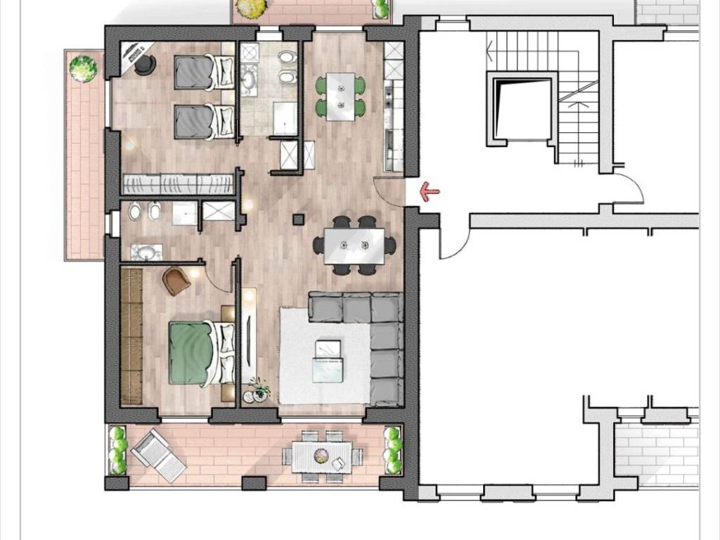 appartamento in vendita ad Orsenigo