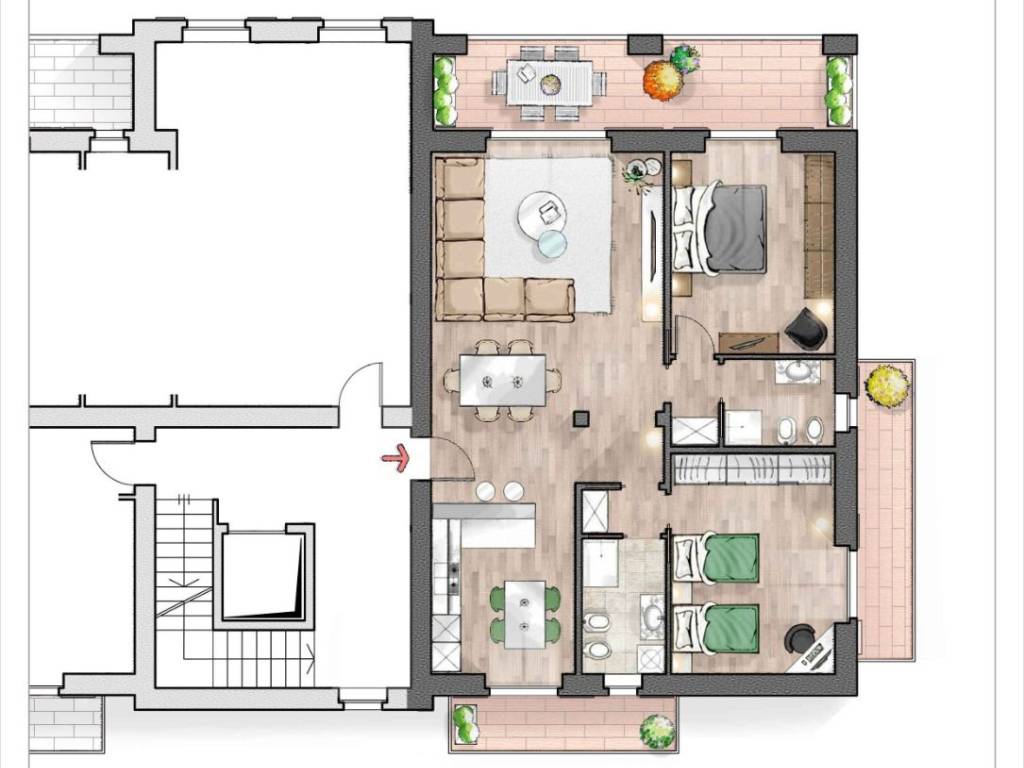 appartamento in vendita ad Orsenigo