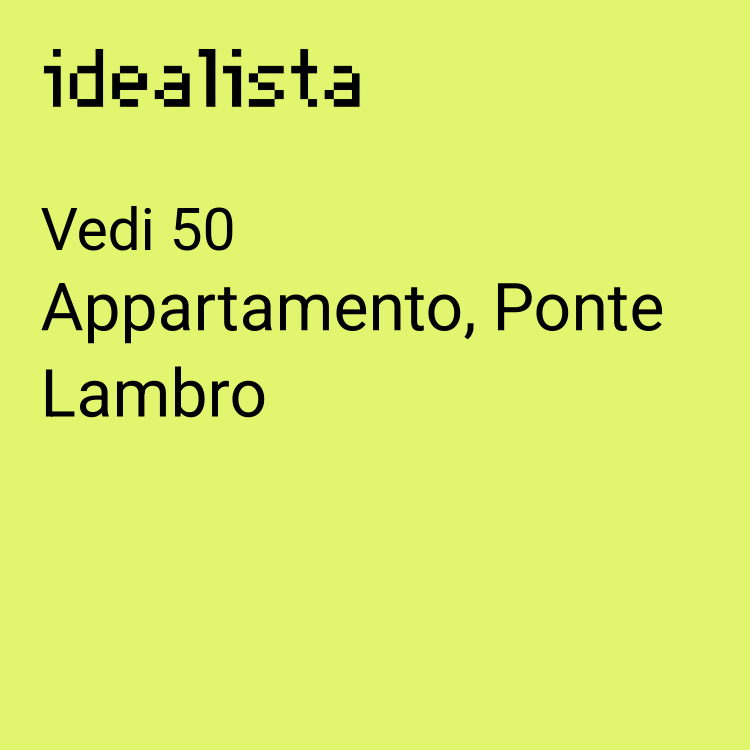 appartamento in vendita a Ponte Lambro