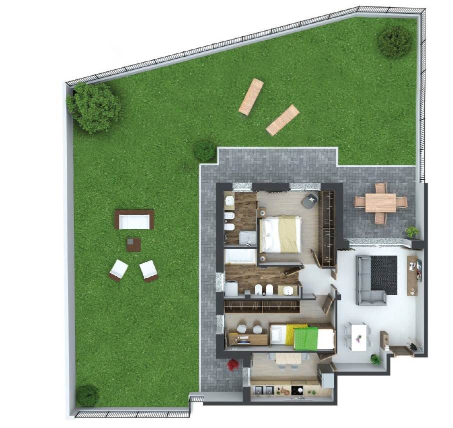 appartamento in vendita a Rovello Porro