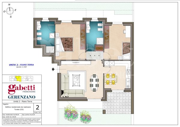 appartamento in vendita a Turate