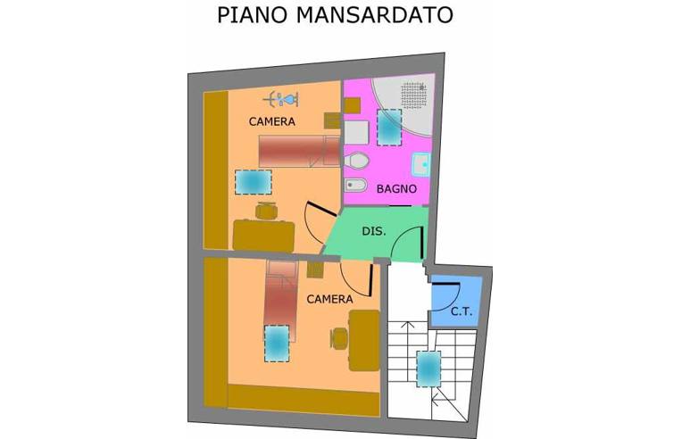 mansarda in vendita a Solbiate con Cagno