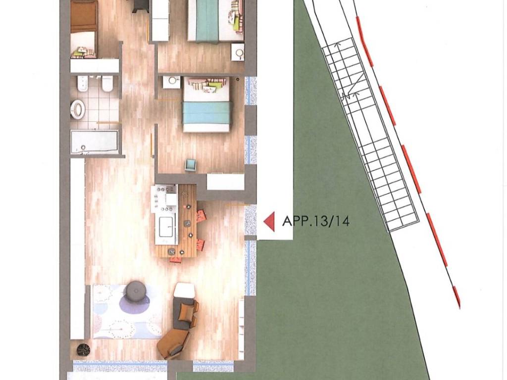 appartamento in vendita ad Aprica