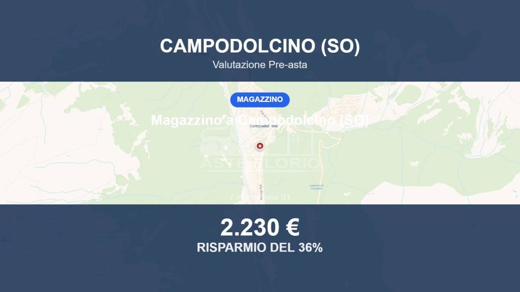 locale commerciale in vendita a Campodolcino