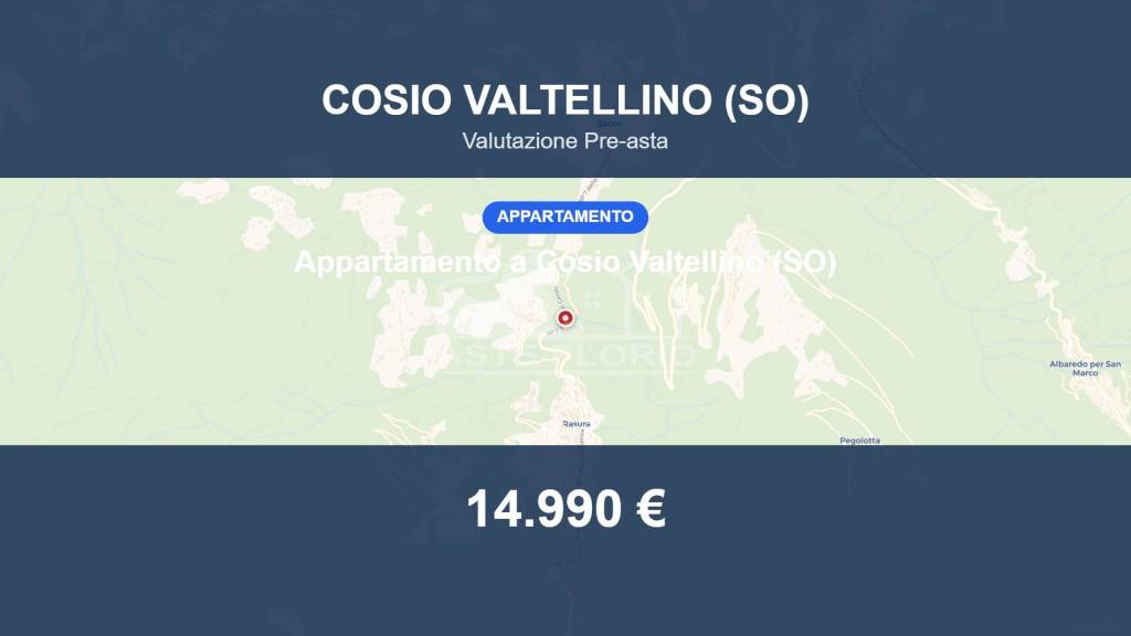 appartamento in vendita a Cosio Valtellino in zona Mellarolo