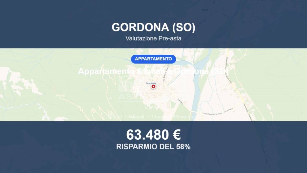 appartamento in vendita a Gordona