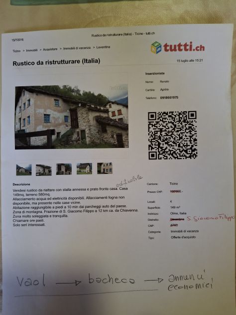 casa indipendente in vendita a San Giacomo Filippo