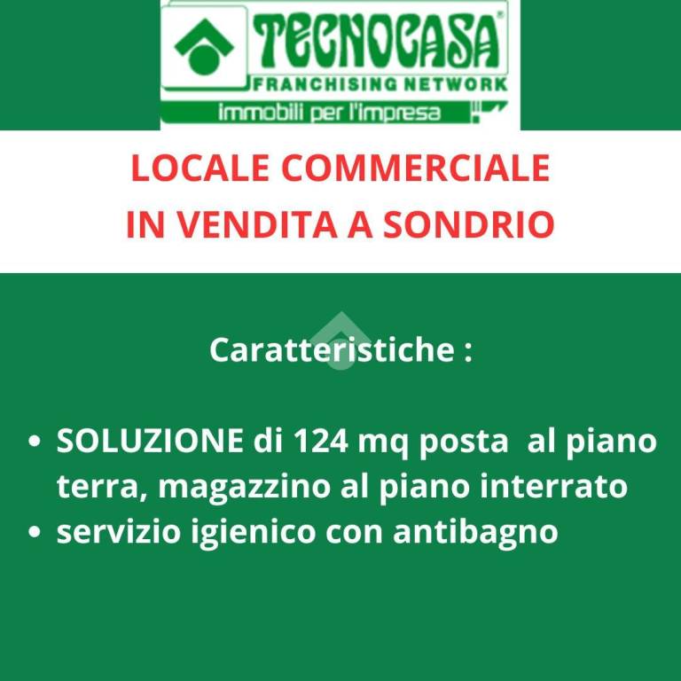 negozio in vendita a Sondrio in zona Via Mazzini