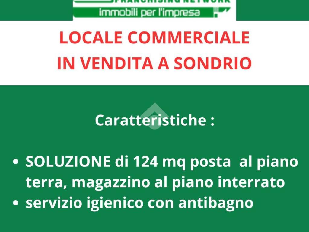 negozio in vendita a Sondrio in zona Via Mazzini